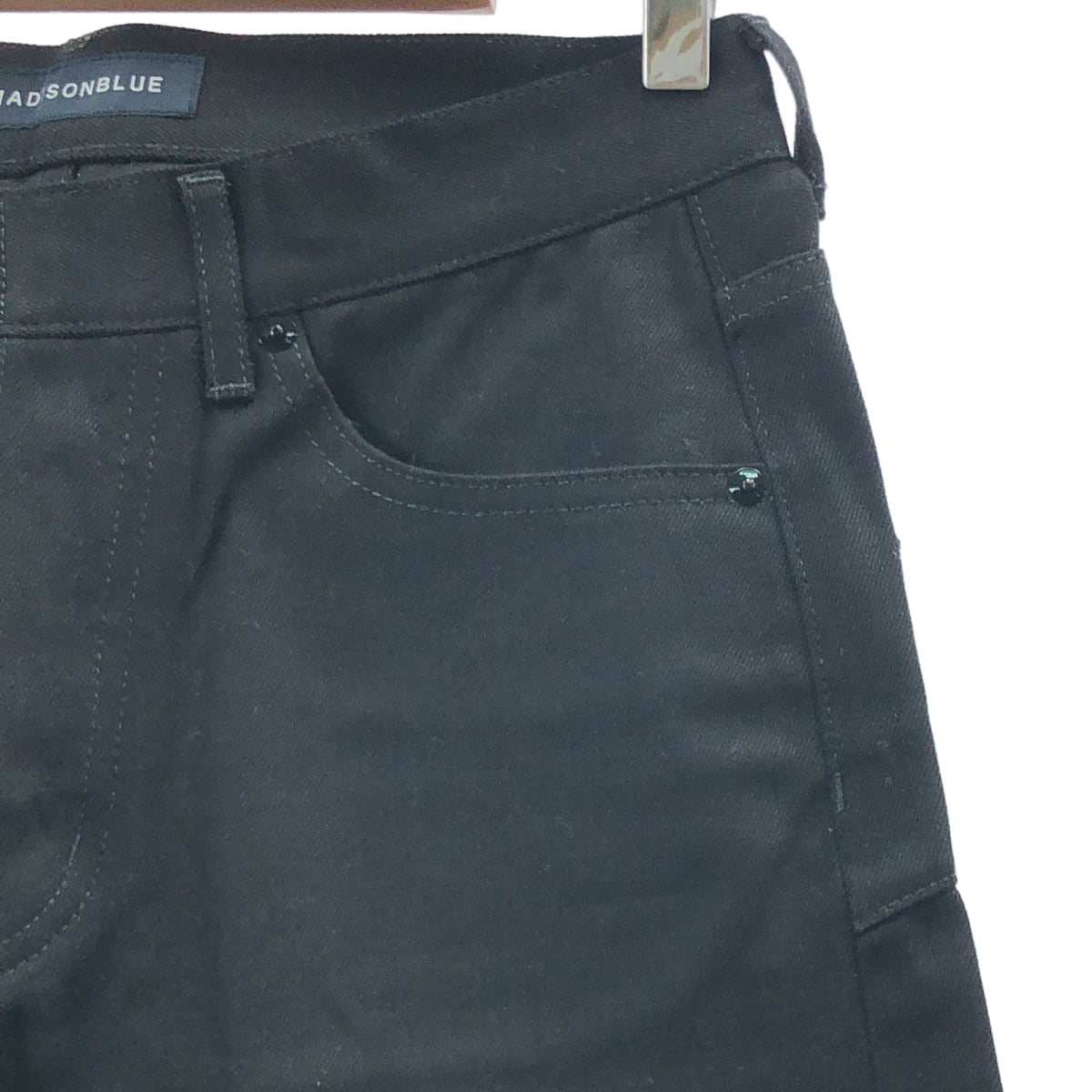 【美品】  MADISON BLUE / マディソンブルー | SERUBI JQ STRAIGHT DENIM デニムパンツ | 02(M) | ブラック | レディース
