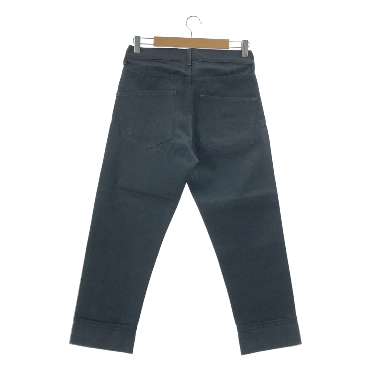 [狀況極佳] 麥迪遜藍 | SERUBI JQ 直筒牛仔褲 | 尺寸 02 (M) | 黑色 | 女款