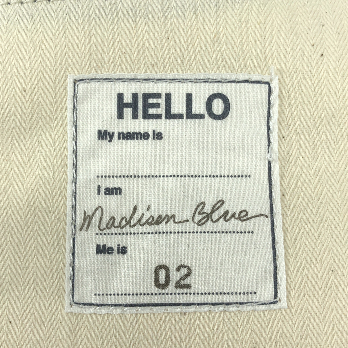 [狀況極佳] 麥迪遜藍 | SERUBI JQ 直筒牛仔褲 | 尺寸 02 (M) | 黑色 | 女款