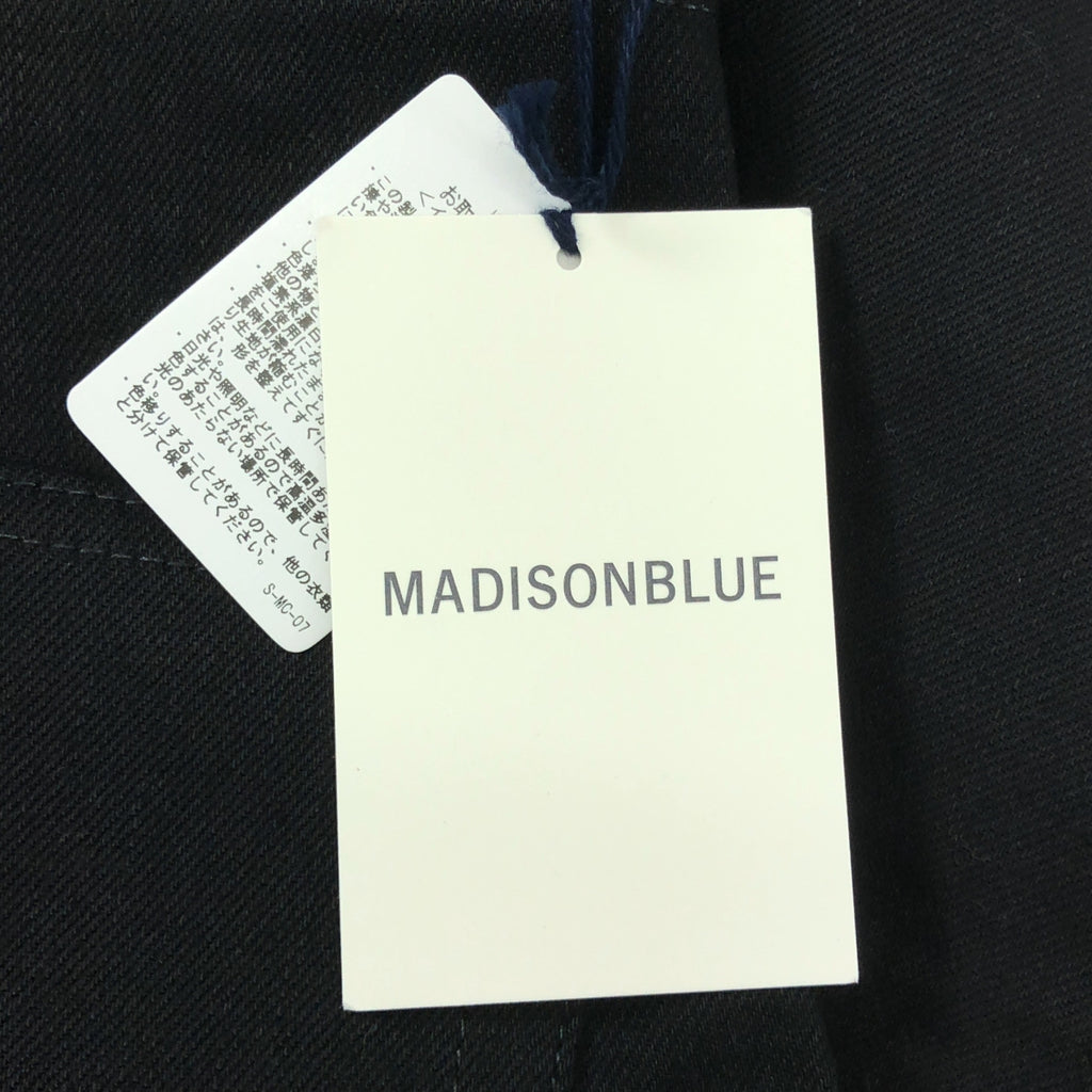 【美品】  MADISON BLUE / マディソンブルー | SERUBI JQ STRAIGHT DENIM デニムパンツ | 02(M) | ブラック | レディース