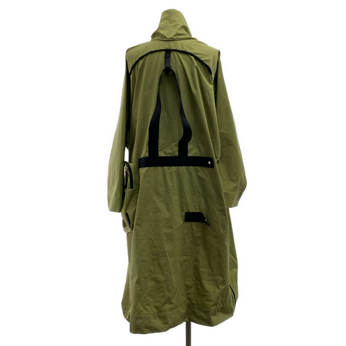 ISSEY MIYAKE / イッセイミヤケ | 撥水 ナイロン コート / パッカブル | 2 | カーキ | レディース