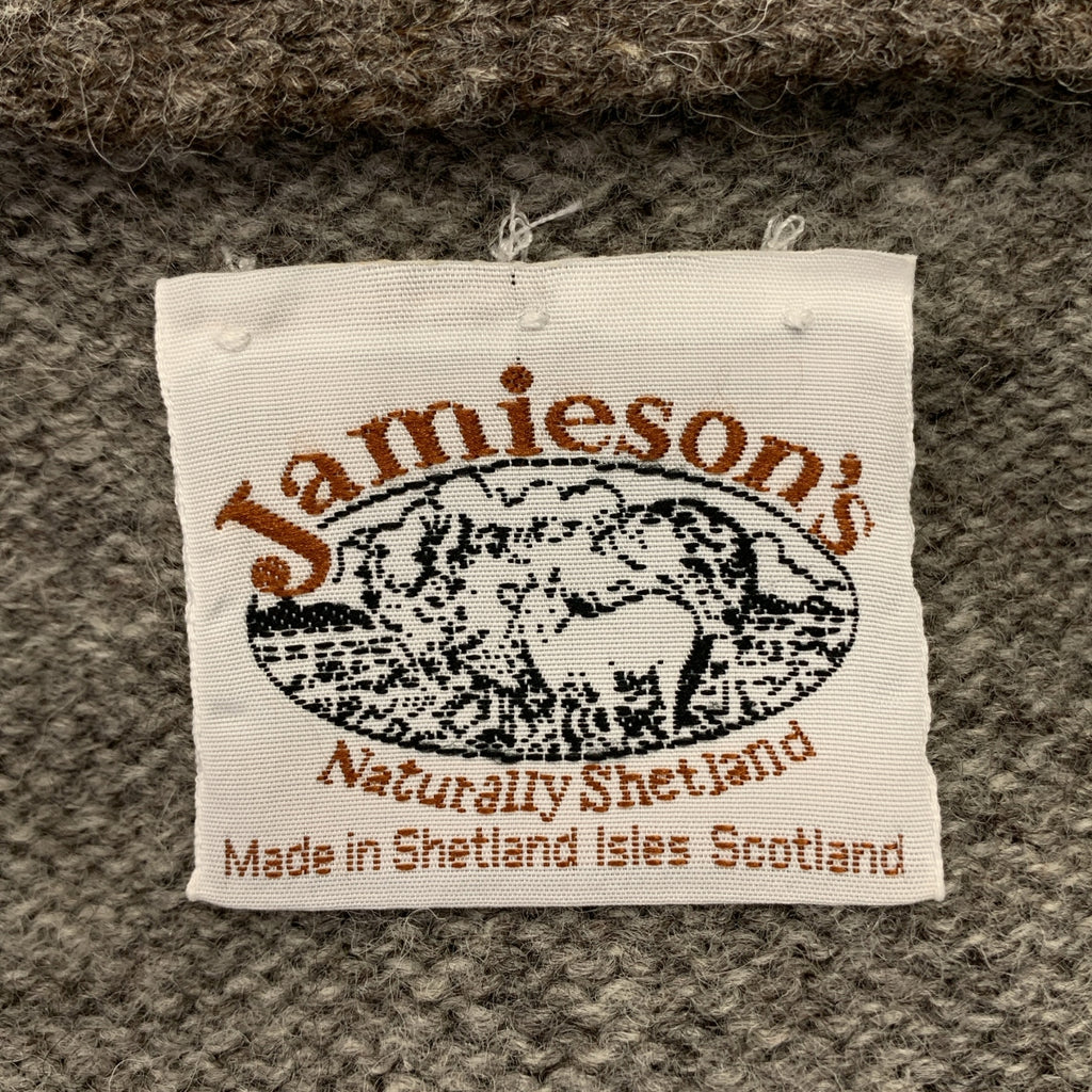 Jamieson's / ジャミーソンズ | ウール フェアアイル くるみボタン ニット ベスト |