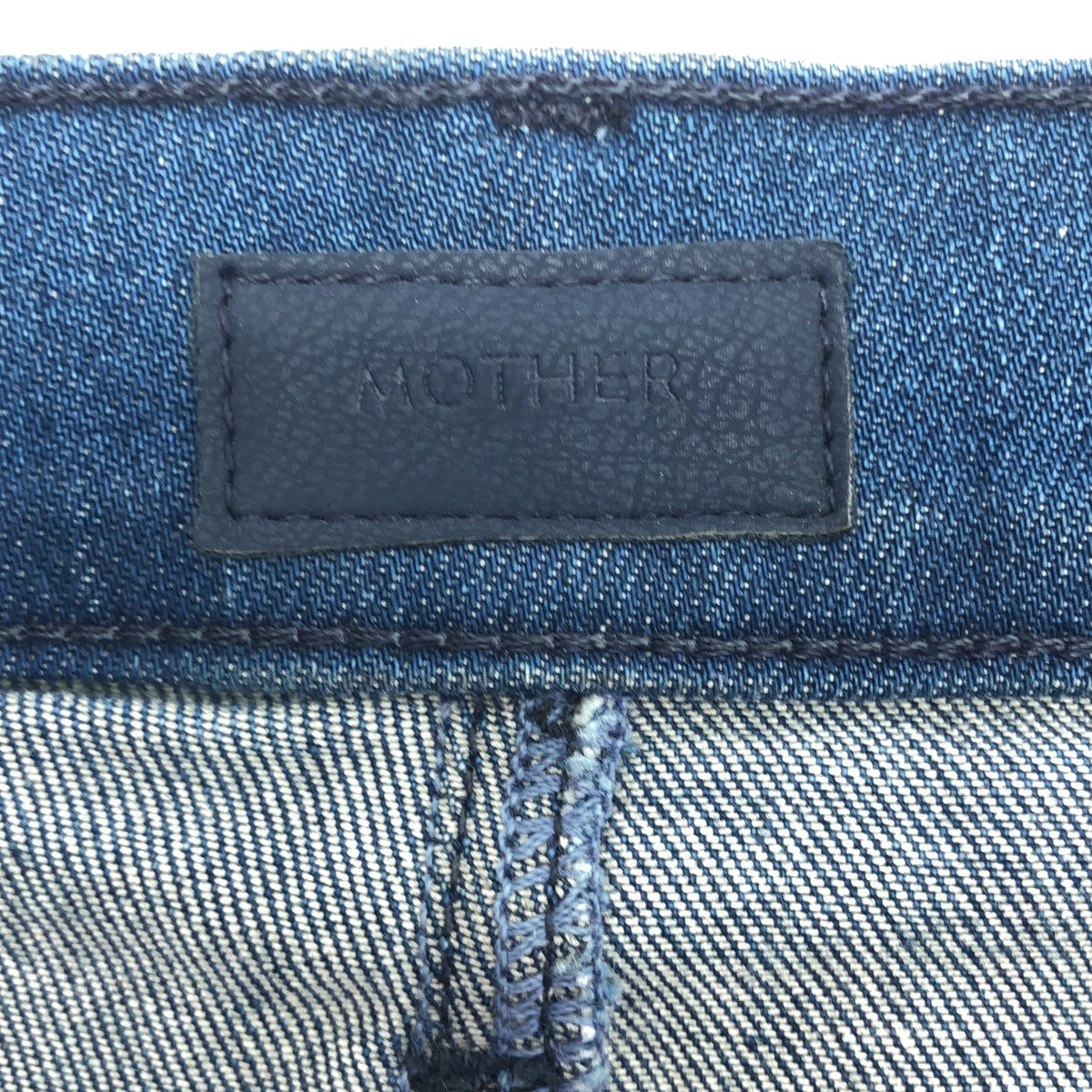 MOTHER / マザー | EASY SKIRT / ダメージ加工 カットオフ デニム スカート | 24 | インディゴ | レディース