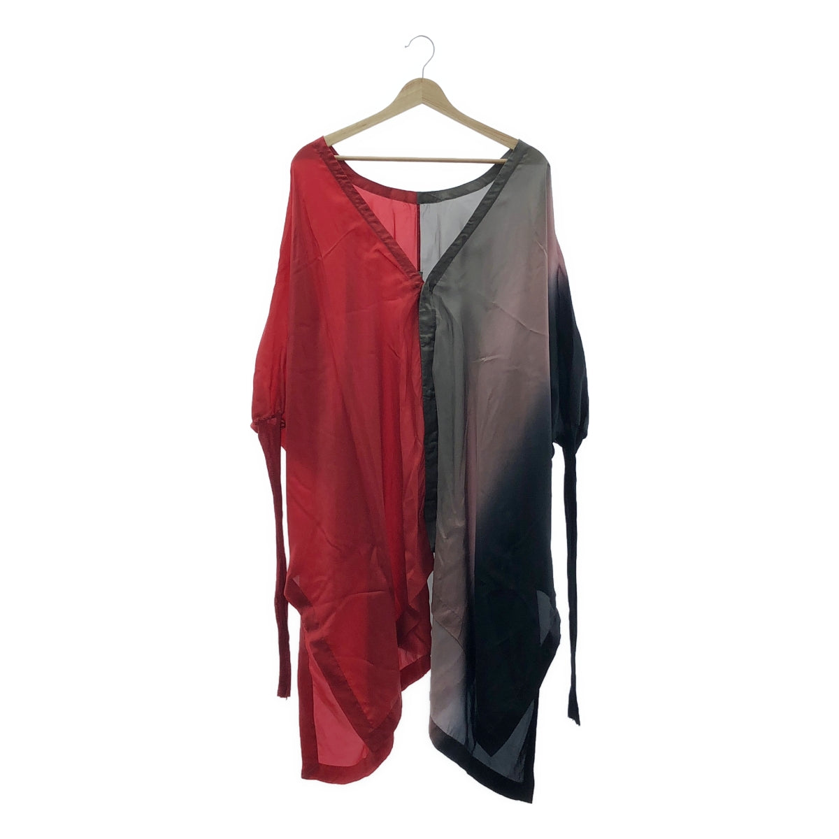 Rick Owens | 2024 春夏 | Lido Cardinal Cupro 棉長袖襯衫 | F 碼 | 女款