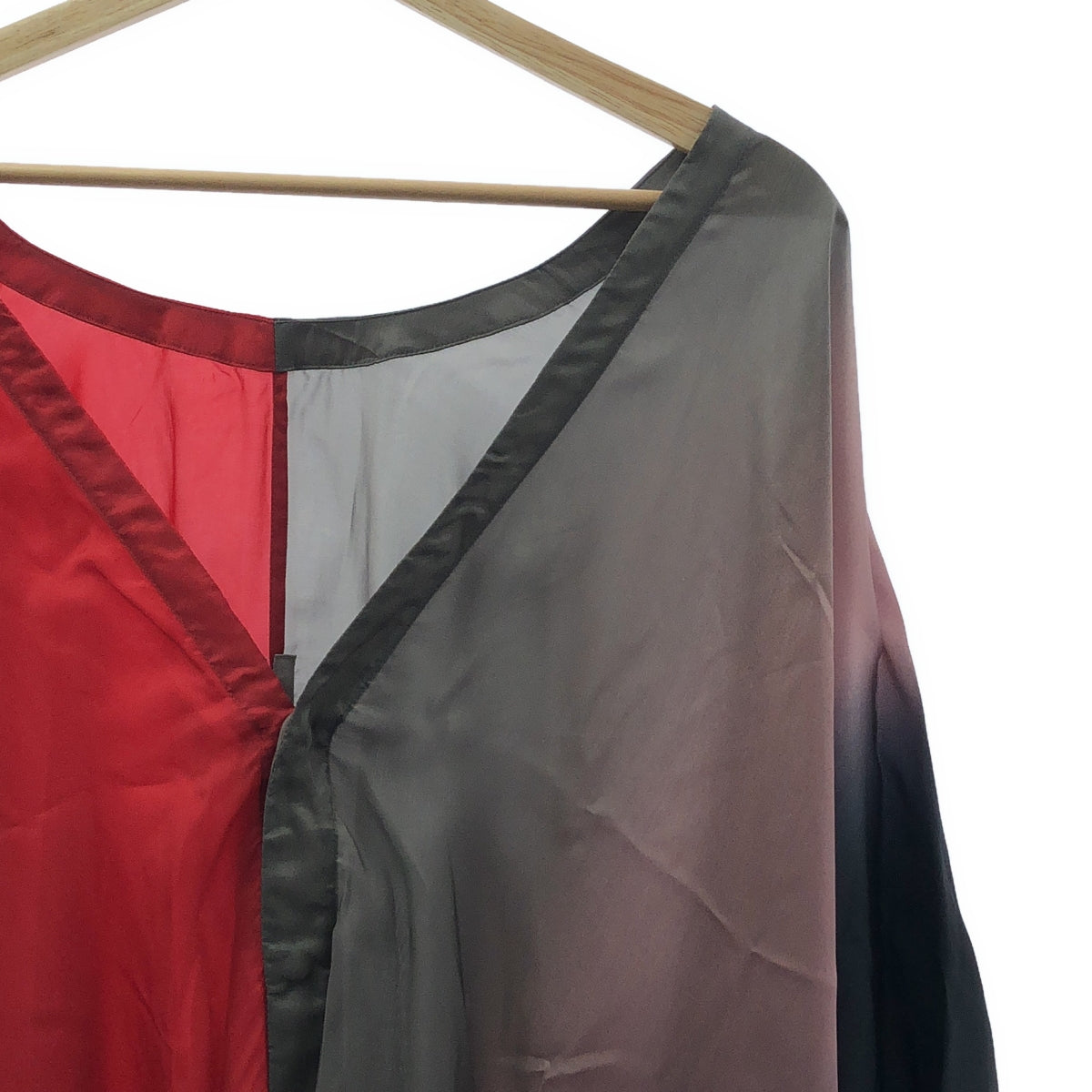 Rick Owens | 2024 春夏 | Lido Cardinal Cupro 棉長袖襯衫 | F 碼 | 女款
