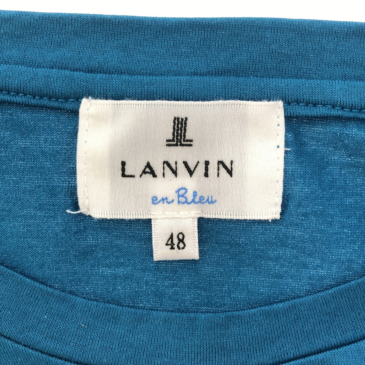 LANVIN / 람방 | 프린트 크루넥 티셔츠 컷소우 | 48 | 남성