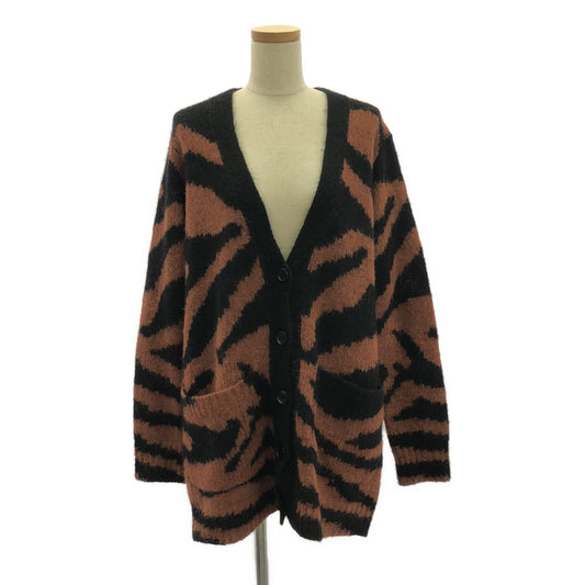 DRIES VAN NOTEN / ドリスヴァンノッテン | アルパカ混 柄 ニット カーディガン | XS | レディース