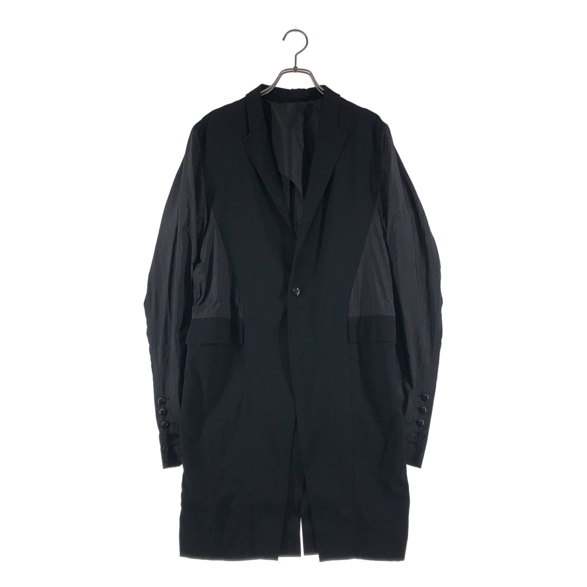 Rick Owens / リックオウエンス | 2014SS | 異素材切替 スリット コート | 48 | メンズ