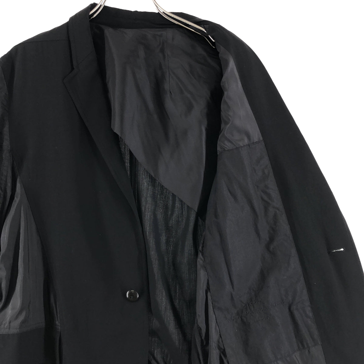 Rick Owens / リックオウエンス | 2014SS | 異素材切替 スリット コート | 48 | メンズ