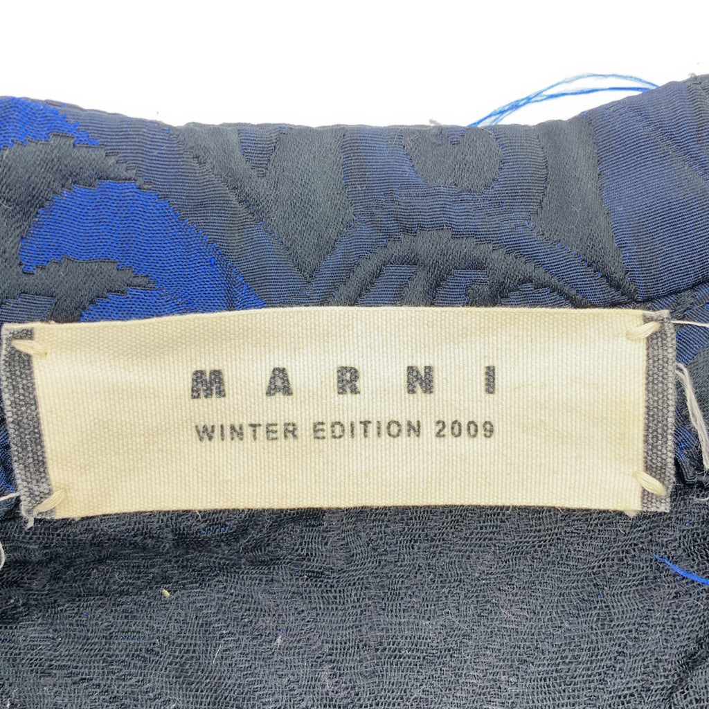 MARNI / 마르니 | 페이즐리 무늬 자가드 하프 Zip 원피스 | 40 | 여성