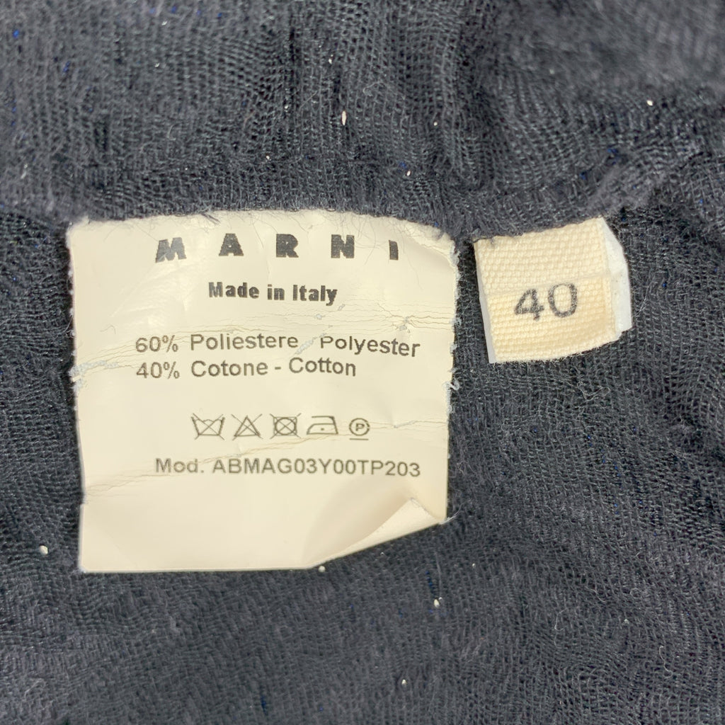 MARNI / 마르니 | 페이즐리 무늬 자가드 하프 Zip 원피스 | 40 | 여성