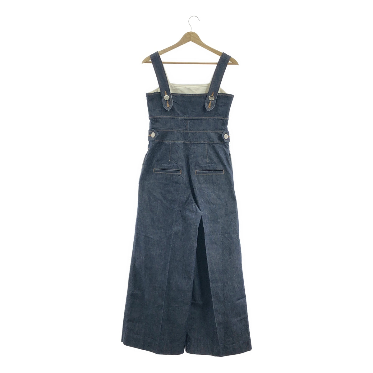 麥迪遜藍 | 棉質寬版工裝褲 | 尺寸 01 (S) | 靛藍 | 女款
