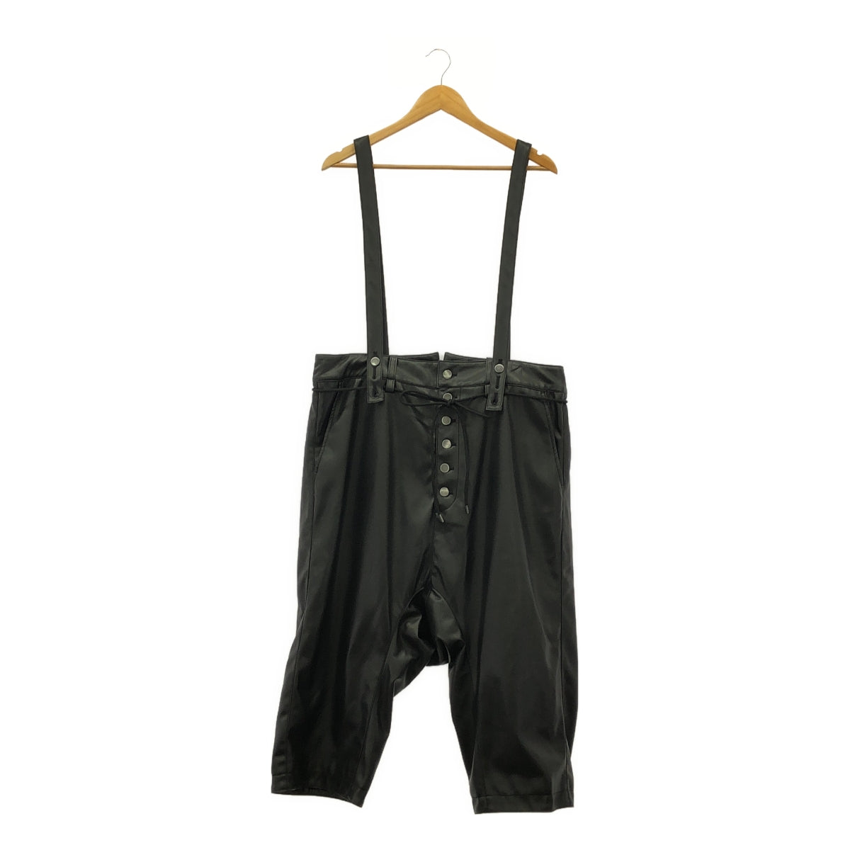 [New] prasthana / Prasthana | royal leather passive hang pants / pants | M | Black | Men's