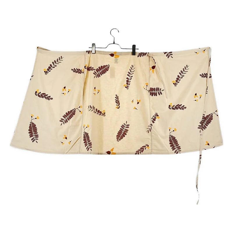 SUNSHINE+CLOUD / サンシャイン+クラウド | コットン 総柄 ラップスカート | 1 | レディース