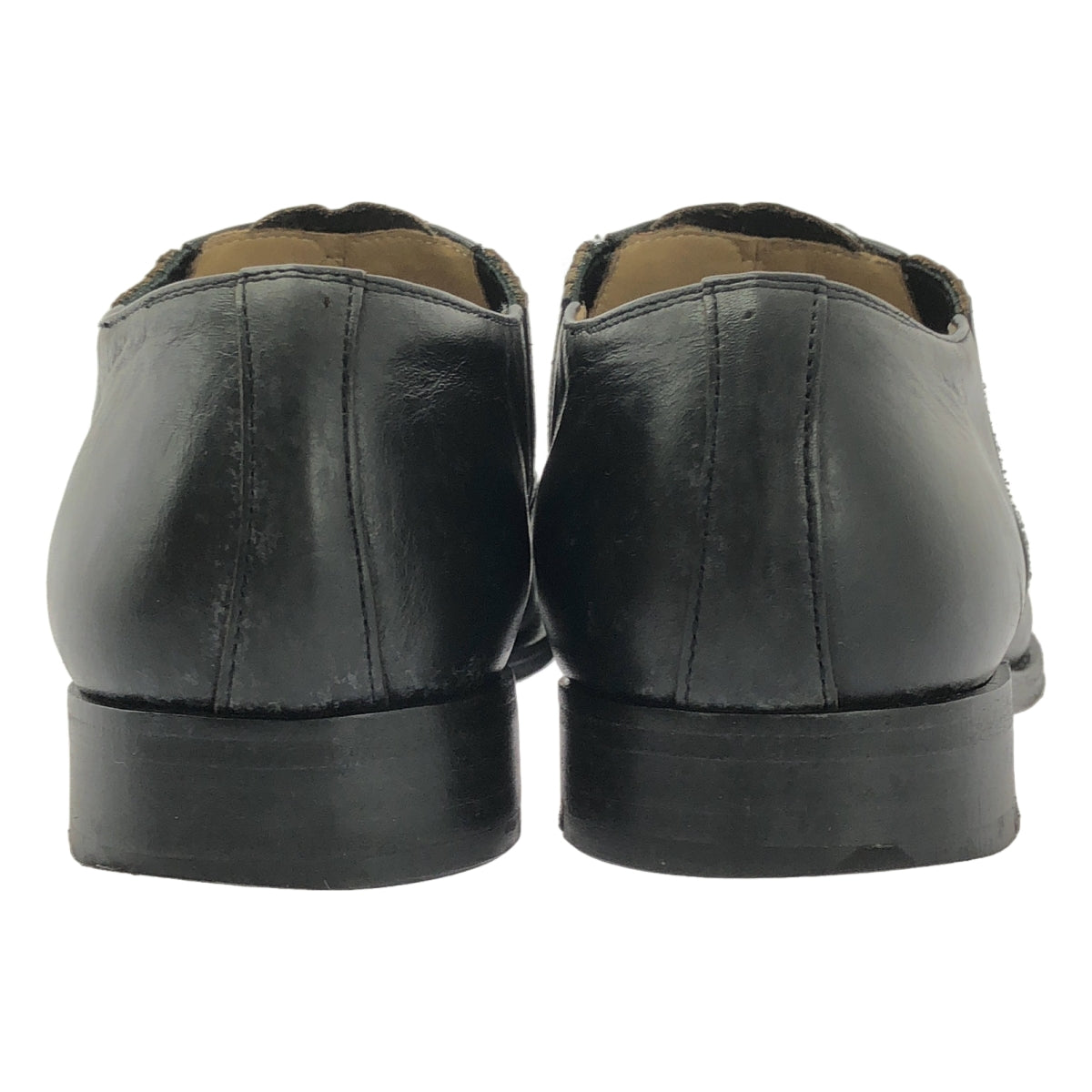 tricot COMME des GARÇONS | 側邊鬆緊搭配直頭皮革正裝鞋 | 尺寸 24 | 女款