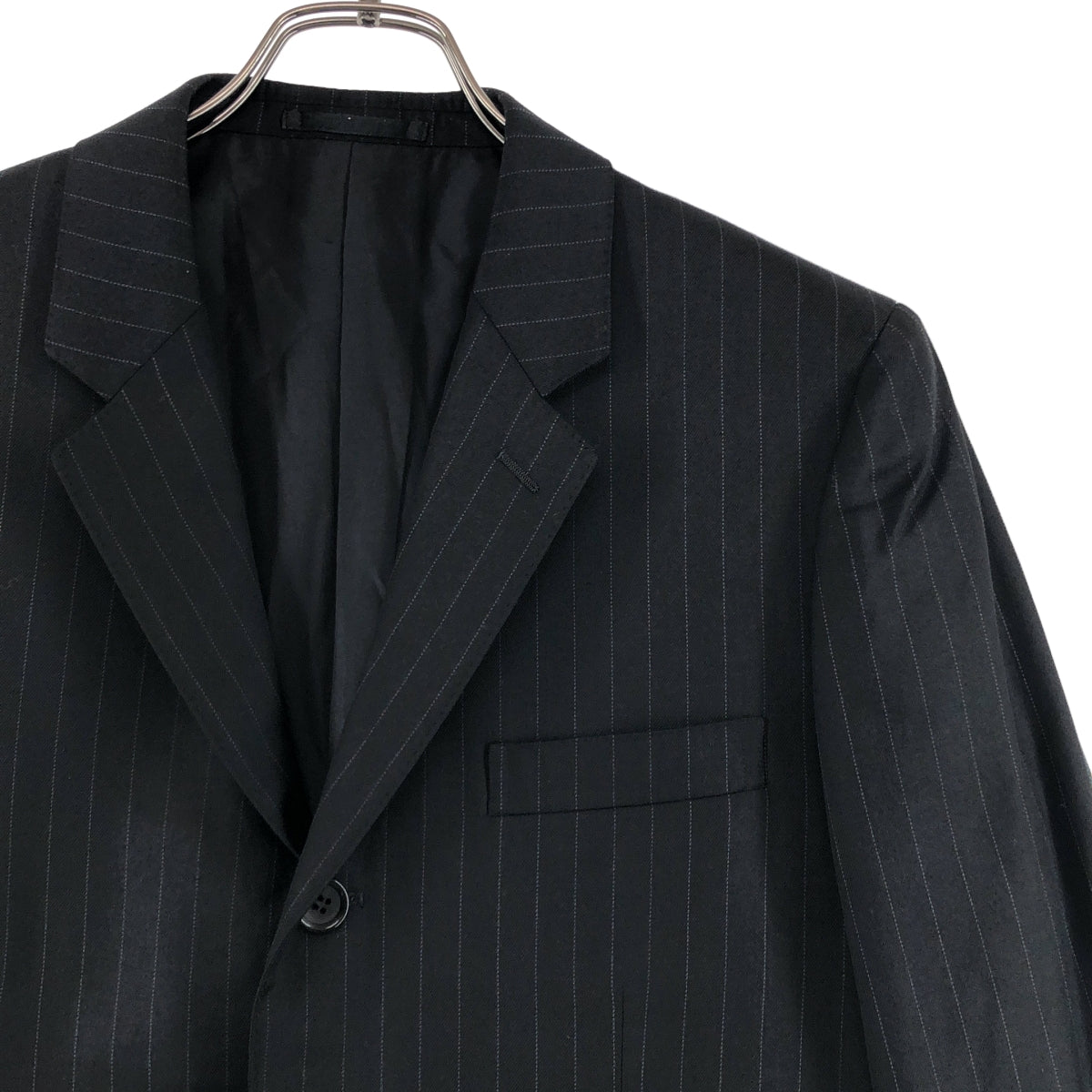 COMME des GARCONS HOMME DEUX / コムデギャルソンオムドゥ | 2007SS | ウール シルク ストライプ 3B テーラードジャケット | S | メンズ