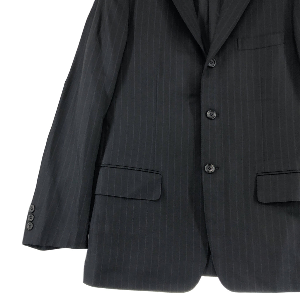 COMME des GARCONS HOMME DEUX / コムデギャルソンオムドゥ | 2007SS | ウール シルク ストライプ 3B テーラードジャケット | S | メンズ