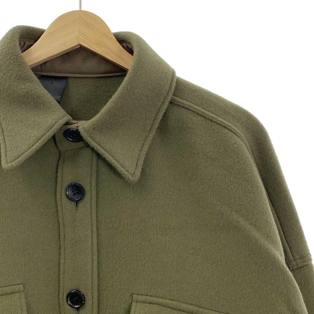 N.HOOLYWOOD / エヌハリウッド | ウール メルトン オーバー CPO シャツ ジャケット | 40 | メンズ