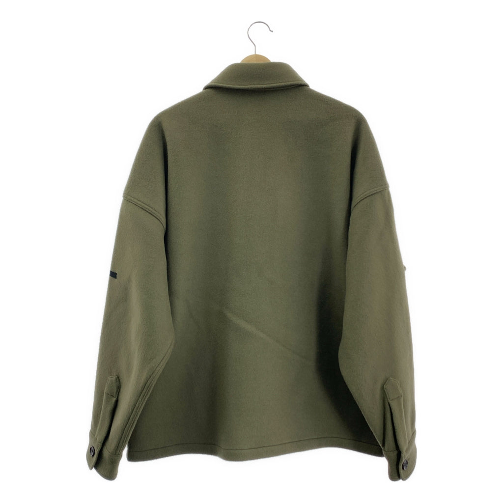 N.HOOLYWOOD / エヌハリウッド | ウール メルトン オーバー CPO シャツ ジャケット | 40 | メンズ