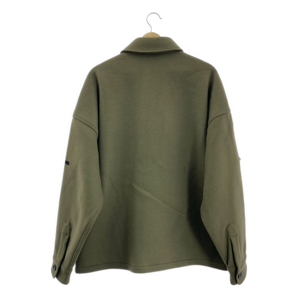 N.HOOLYWOOD / エヌハリウッド | ウール メルトン オーバー CPO シャツ ジャケット | 40 | メンズ