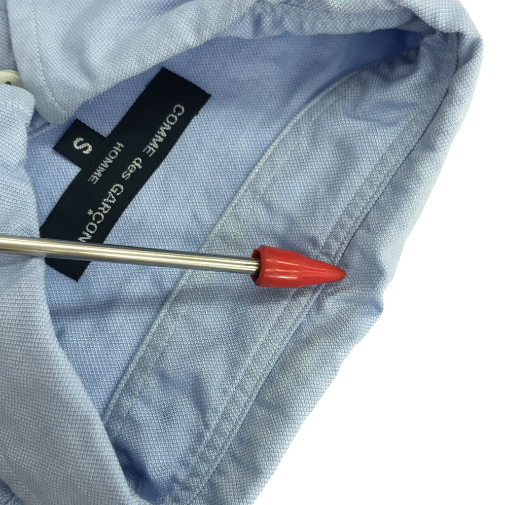COMME des GARCONS HOMME | 2017春夏 |拼布紐扣襯衫 | S |薩克斯藍色 |男士