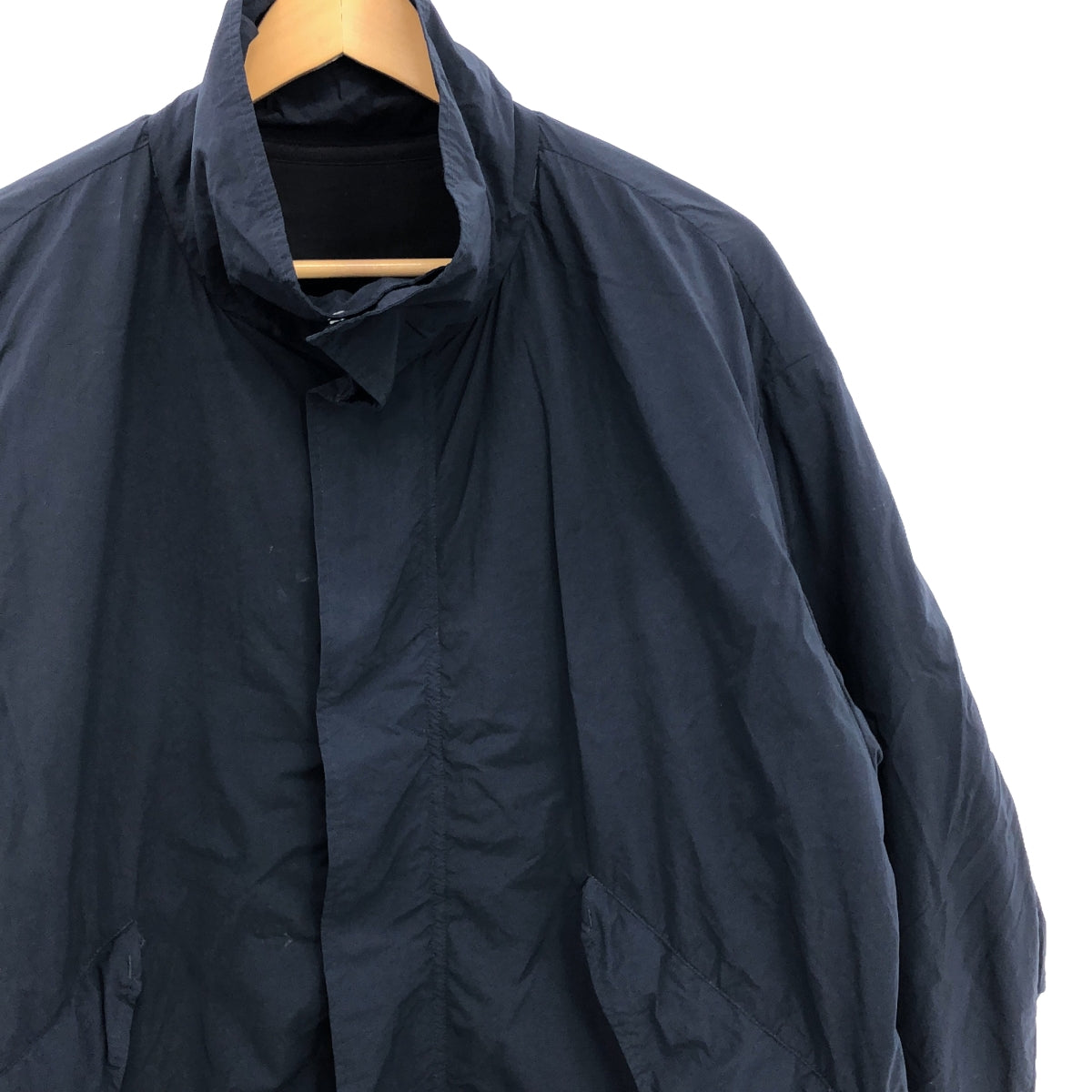 ATON | AIR VENTILE SHORT MODS COAT | 02 | Navy | Men's