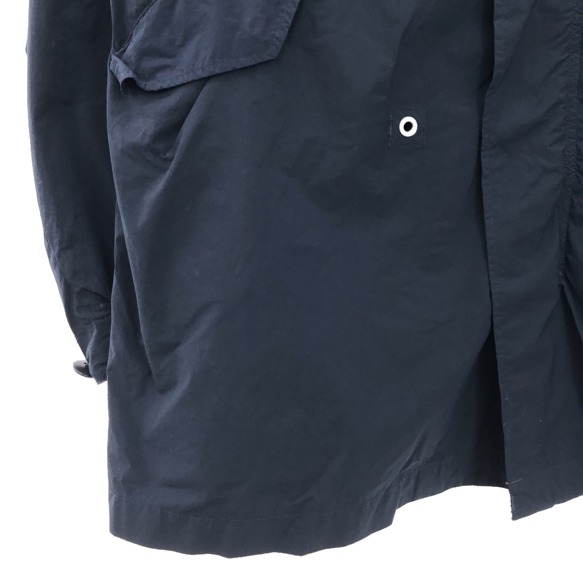 ATON | AIR VENTILE SHORT MODS COAT | 02 | Navy | Men's