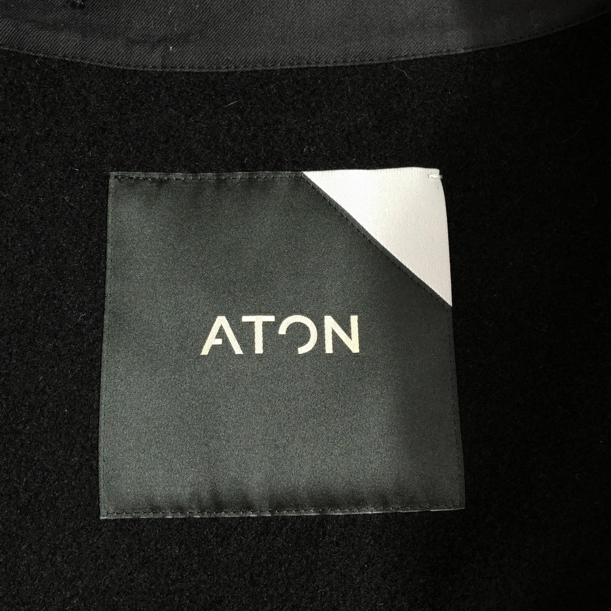 ATON / 에이턴 | AIR VENTILE SHORT MODS COAT 에어벤 타일 나일론 쇼트 모즈 코트 | 02 | 네이비 | 남성