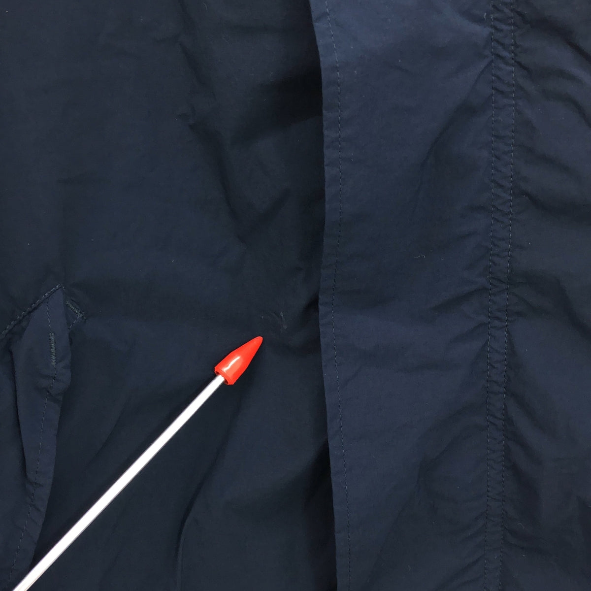 ATON | AIR VENTILE SHORT MODS COAT | 02 | Navy | Men's