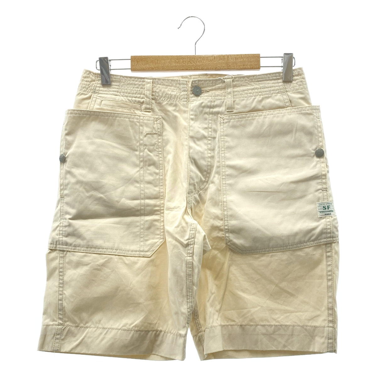 SASSAFRAS | 秋葉褲 1/2 吋棉質秋葉短褲 | S 碼 | 男士