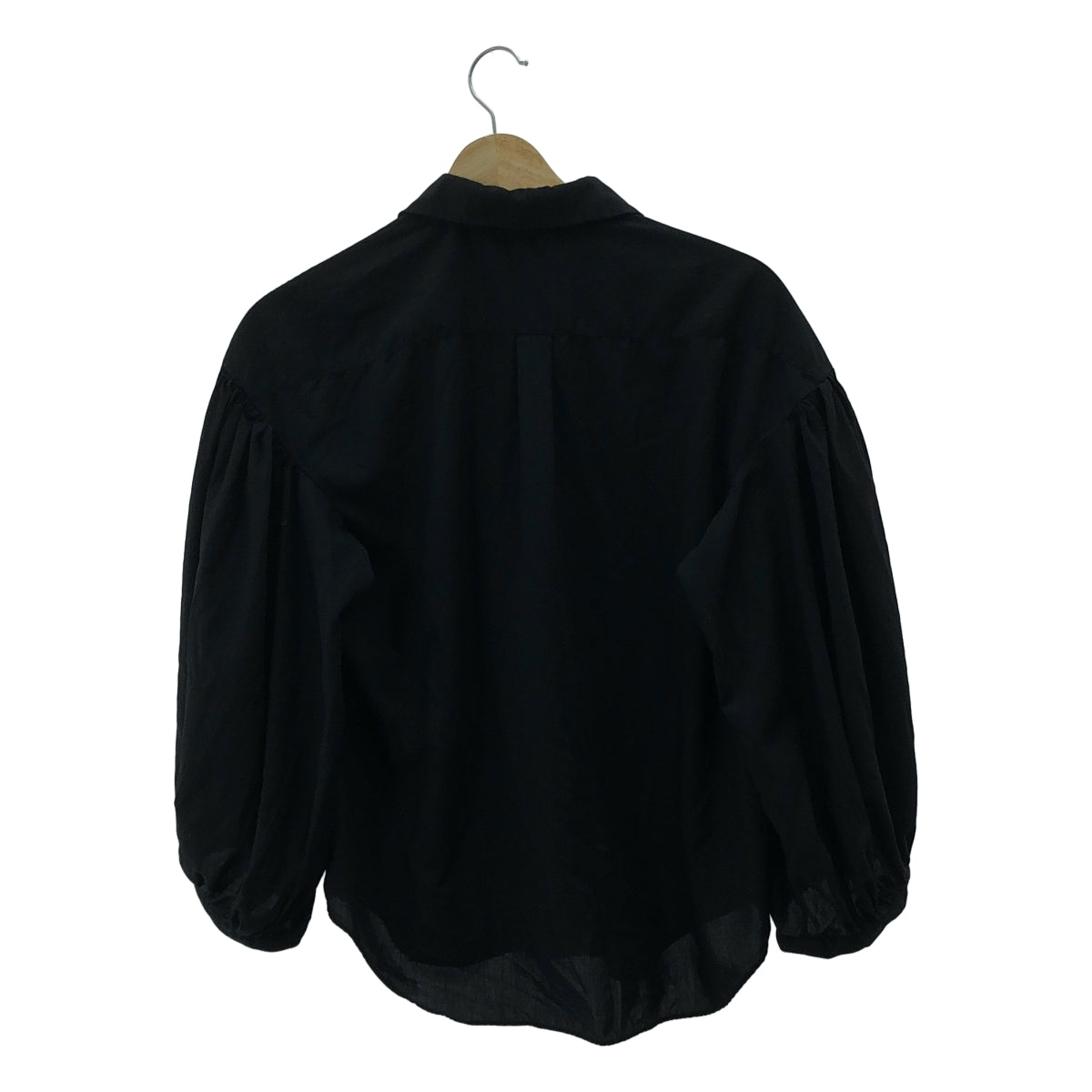 COMME des GARCONS | 2021 春夏 | 圓領燈籠袖襯衫 | S 碼 | 黑色 | 女款