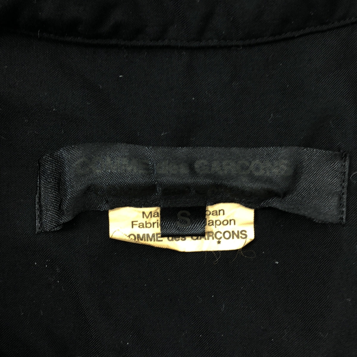 COMME des GARCONS | 2021 春夏 | 圓領燈籠袖襯衫 | S 碼 | 黑色 | 女款