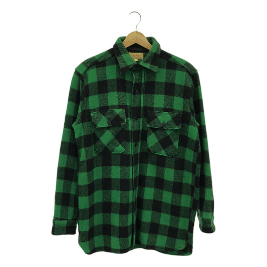 VINTAGE / Vintage clothing | 60s vintage PowrHouse buffalo check flannel shirt |