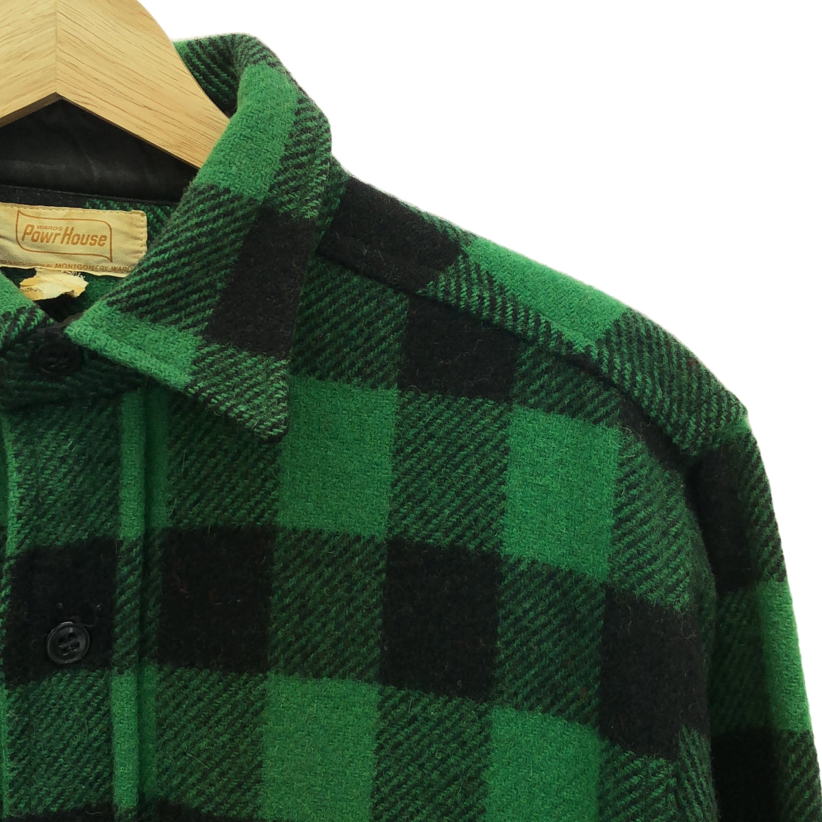 VINTAGE / Vintage clothing | 60s vintage PowrHouse buffalo check flannel shirt |