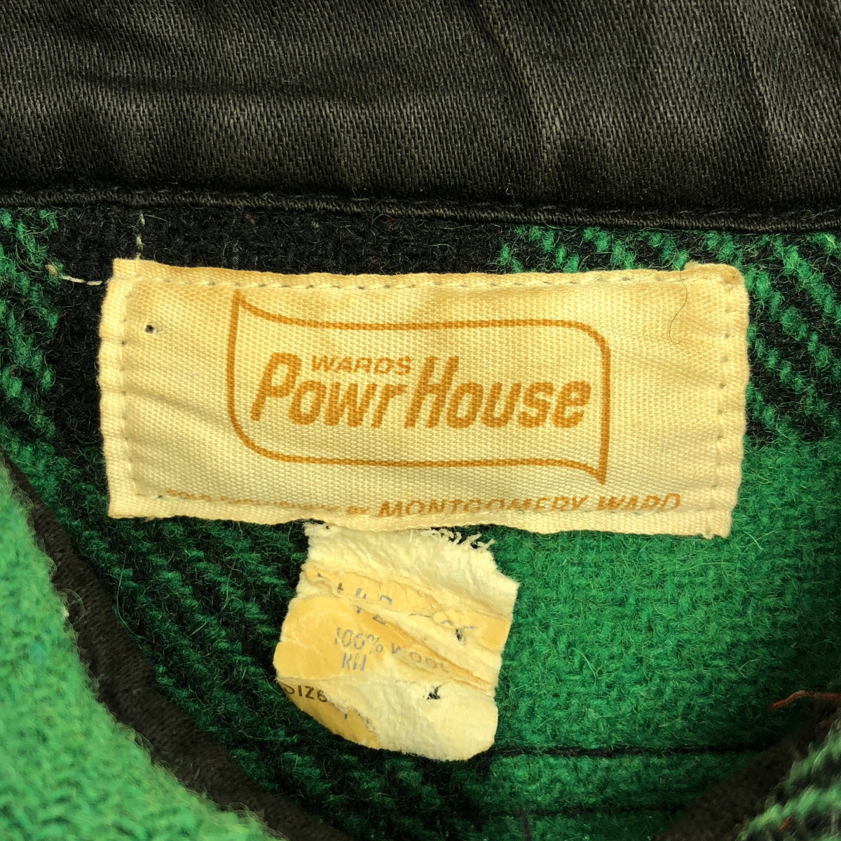 VINTAGE / Vintage clothing | 60s vintage PowrHouse buffalo check flannel shirt |
