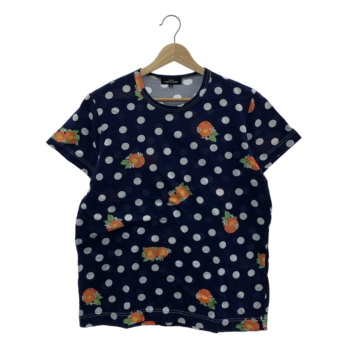 tricot COMME des GARCONS / トリココムデギャルソン | 2011SS | コットン ドット オレンジ Tシャツ | M | レディース