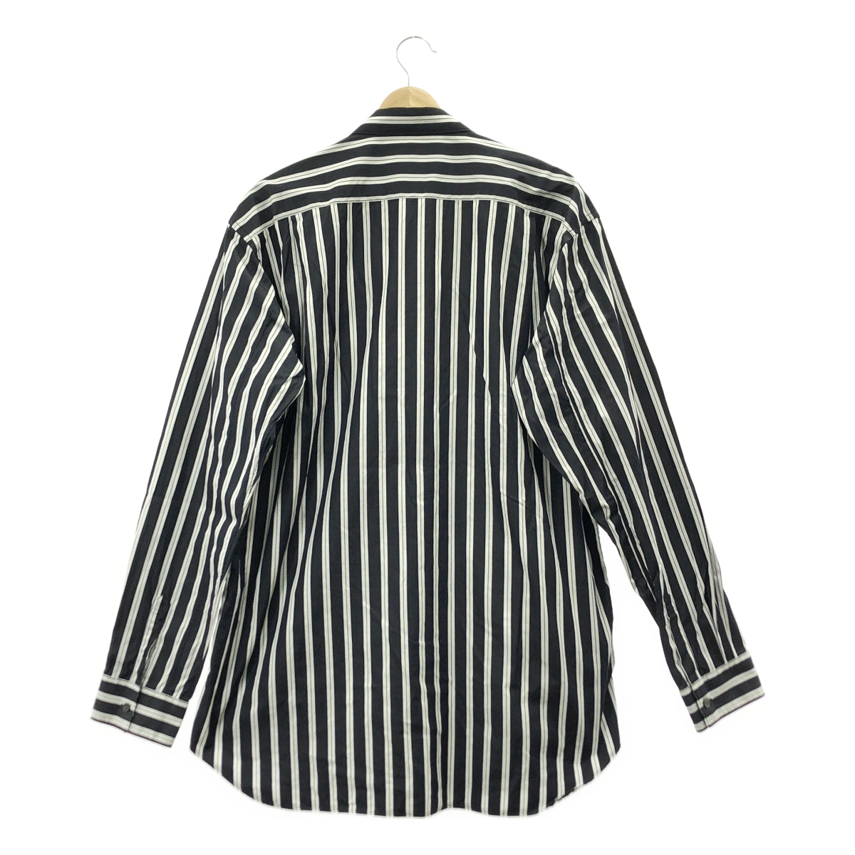 COMME des GARÇONS 襯衫 | 2022 春夏 | 前菱形格紋棉質條紋襯衫 | XL 碼 | 男士