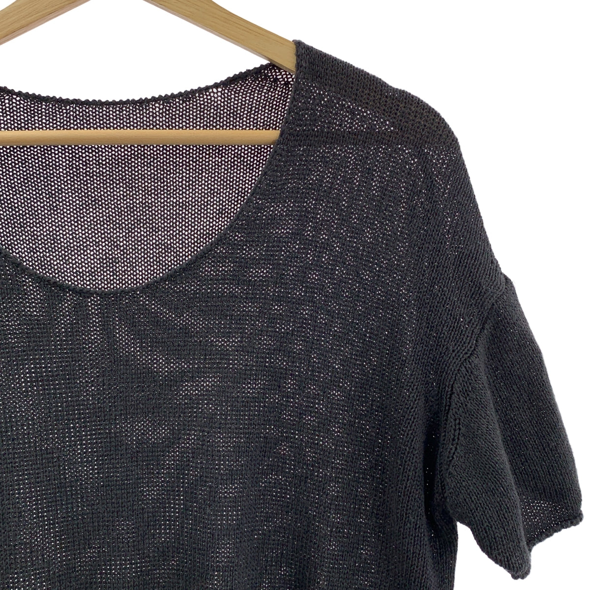 Plage / 플라주 | 2024SS | HALF SLEEVE LOOSE 풀오버 니트 |