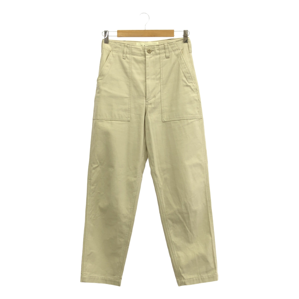 Shinzone / シンゾーン | BAKER PANTS バックサテン コットン ベイカーパンツ | 34 | ECRU / エクリュ | レディース