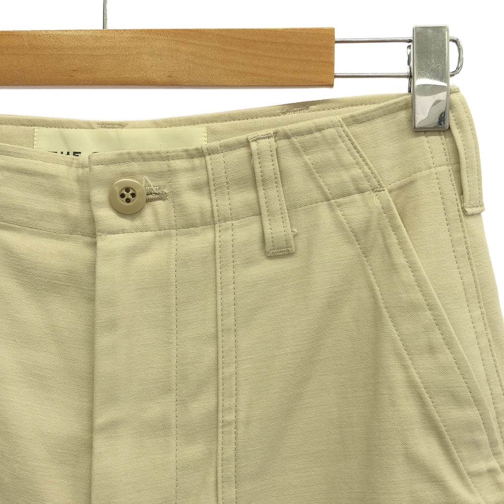 Shinzone / シンゾーン | BAKER PANTS バックサテン コットン ベイカーパンツ | 34 | ECRU / エクリュ | レディース