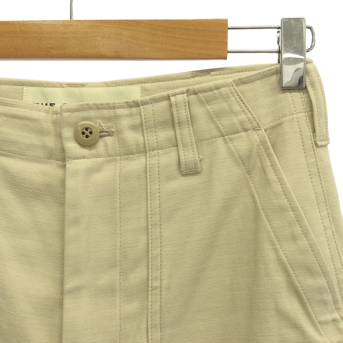 Shinzone / シンゾーン | BAKER PANTS バックサテン コットン ベイカーパンツ | 34 | ECRU / エクリュ | レディース