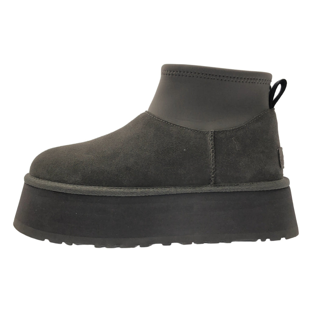 【美品】  UGG / アグ | W CLASSIC MINI DIPPER / 1168170 ムートン ブーツ | 24 | グレー | レディース