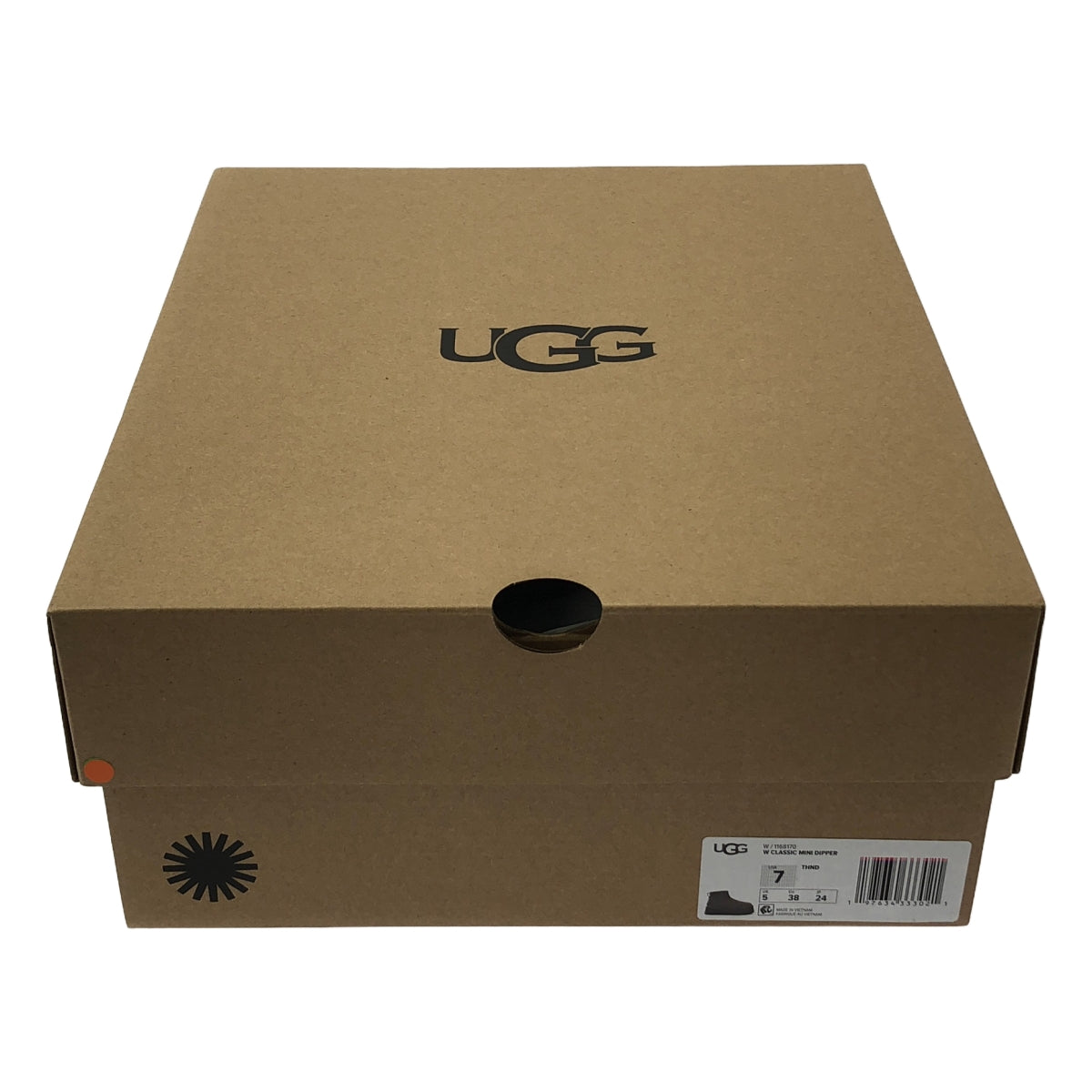 【미품】 UGG / 아그 | W CLASSIC MINI DIPPER / 1168170 무톤 부츠 | 24 | 회색 | 여성