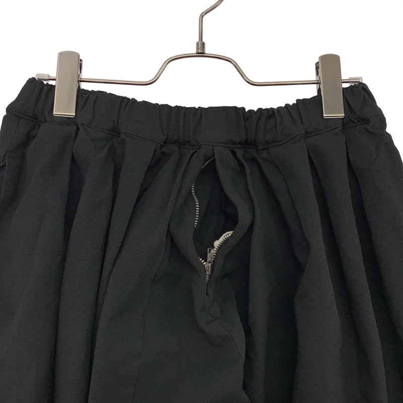 BLACK COMME des GARCONS / ブラックコムデギャルソン | 2021SS | ポリエステル縮絨 サルエルパンツ | S | メンズ