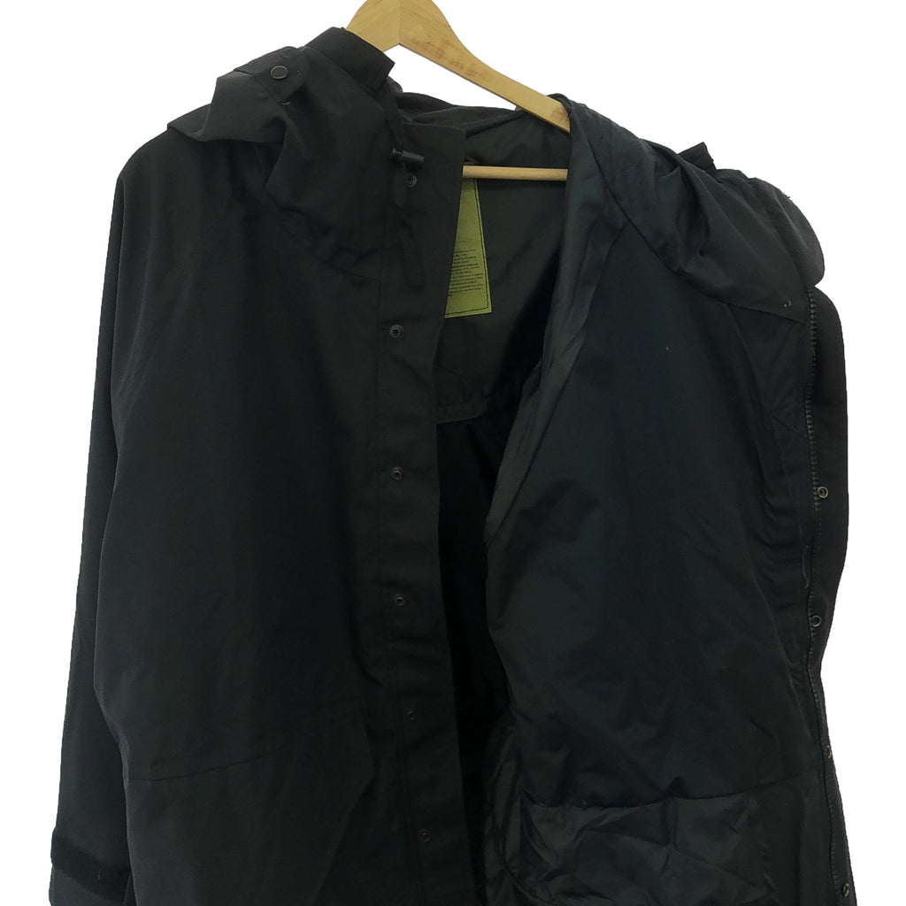 VINTAGE / 빈티지 헌 옷 | MMB 사제 ECWCS PARKA 나일론 밀리터리 파커 재킷 | XL | 블랙 | 남성
