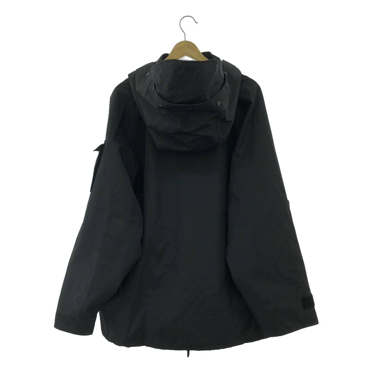 復古 / 復古服裝 | MMB ECWCS PARKA 尼龍軍用派克大衣 |加大尺碼 |黑色 |男士