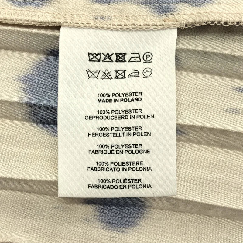 DRIES VAN NOTEN / ドリスヴァンノッテン | マーブルプリント プリーツ スカート | 34 | レディース