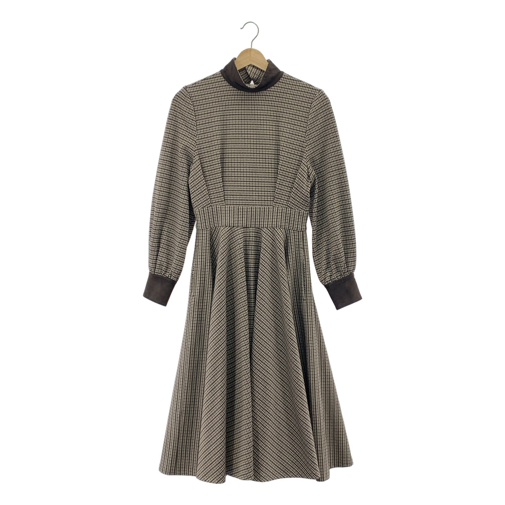 foufou / foufou | 千鳥格紋連身長洋裝 | 0 | 女裝