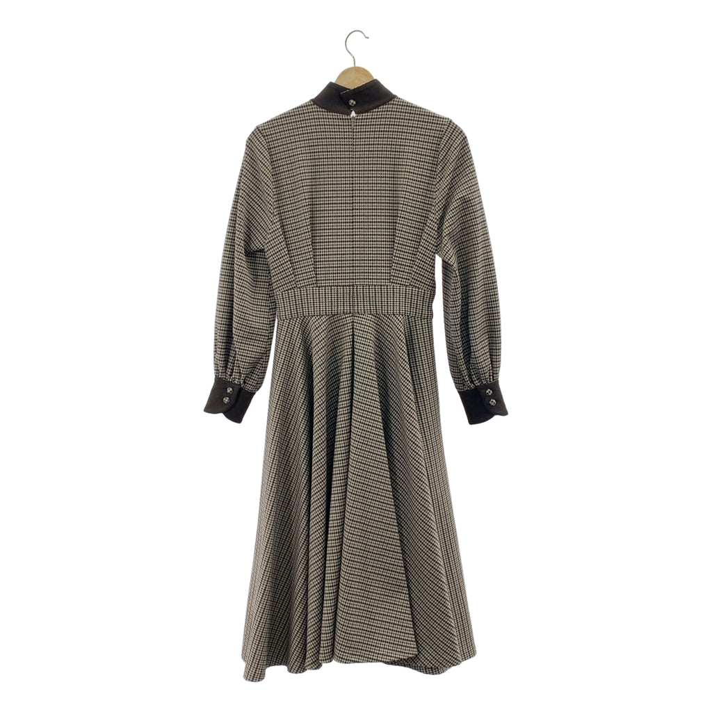 foufou / foufou | 千鳥格紋連身長洋裝 | 0 | 女裝