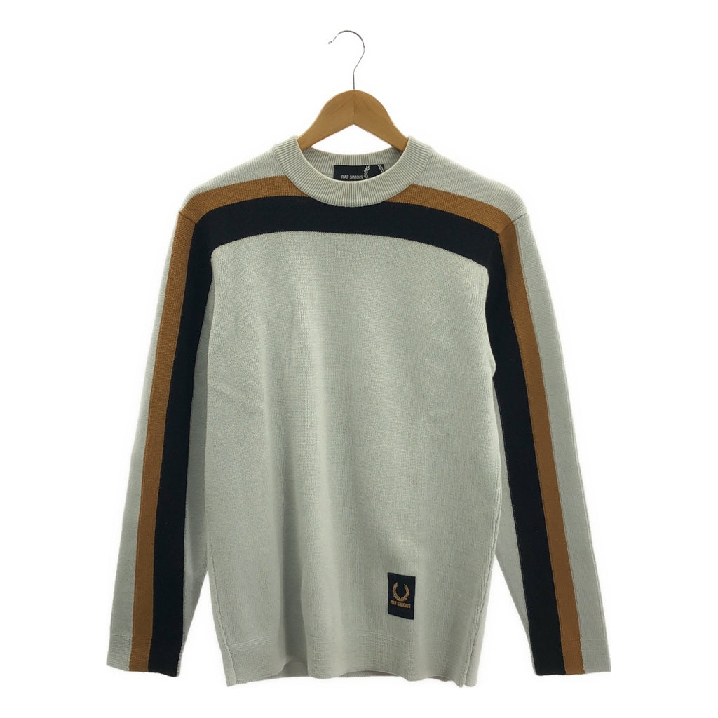 RAF SIMONS / Raf Simons | x FRED PERRY / 棉腈綸套頭針織衫 | 尺寸 36 | 灰色 | 男士